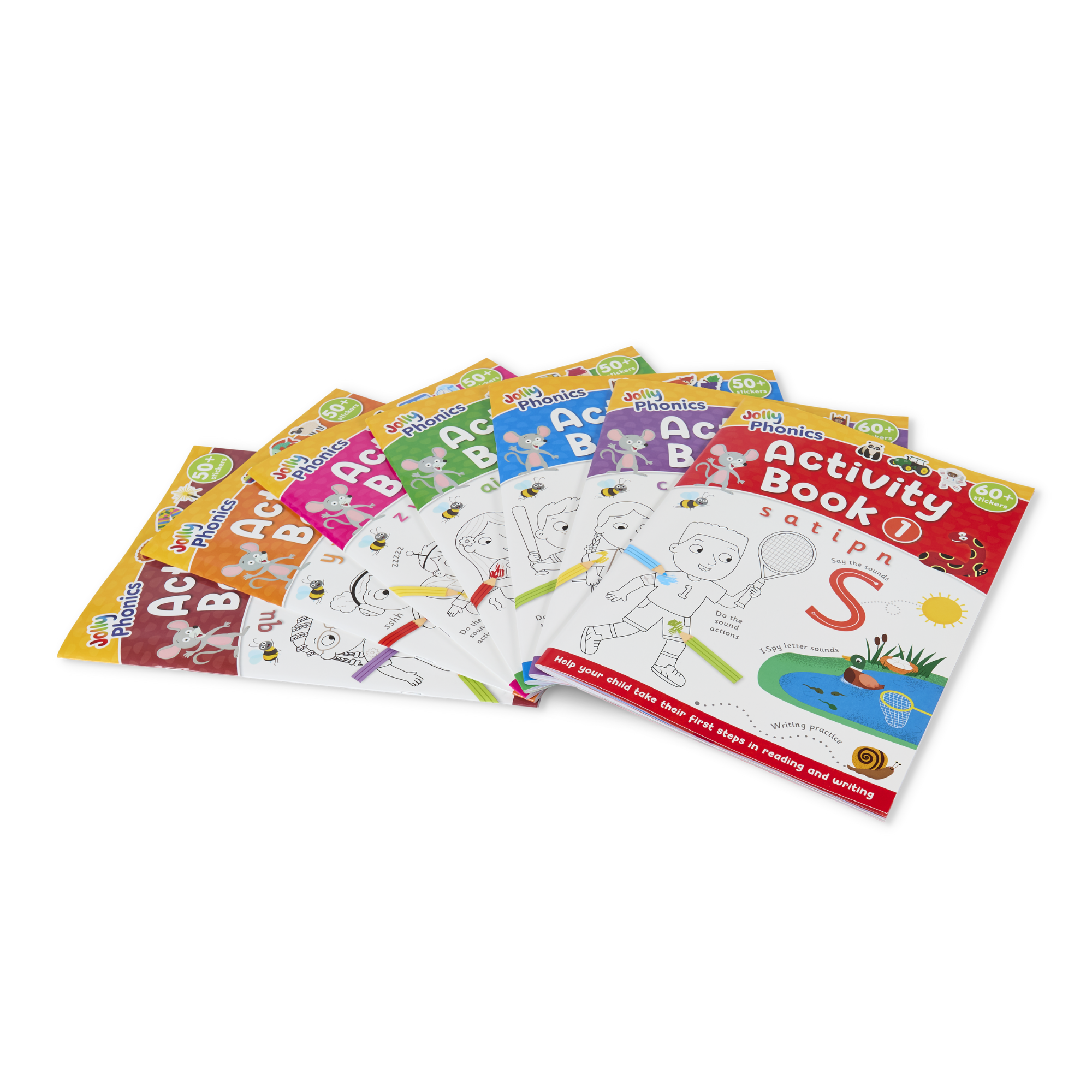 Jolly Phonics Activity Book 1-7 Complete Set (British English Jolly Phonics Activity Book 1-7 Complete Set (British English