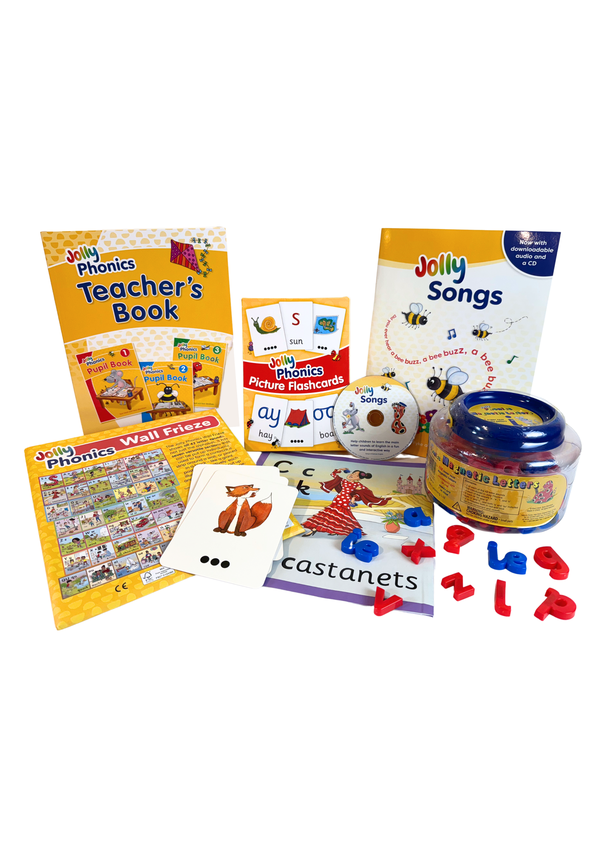 語学・辞書・学習参考書 Jolly Phonics Classroom Kit Jolly Phonics Classroom Kit (in print letters) – JL604 – Bee