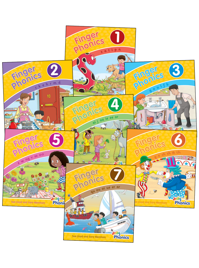 Finger Phonics Books 1-7 – Jolly Learning Finger Phonics Books 1-7 – Jolly Learning