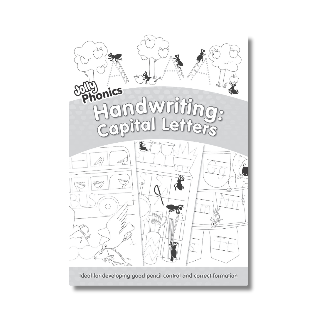 Jolly Phonics Capital Letters Handwriting Book New For 2025