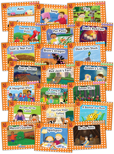 Jolly Phonics Orange Level Readers Complete Set