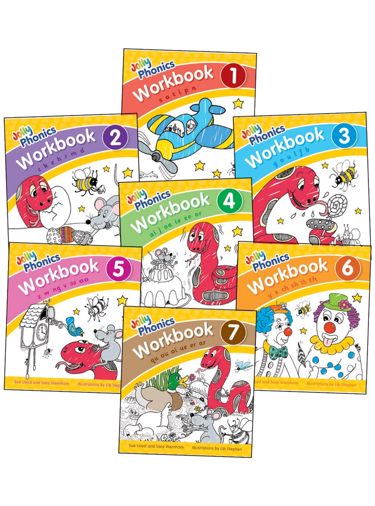 Jolly Phonics Workbook Set (precursive)