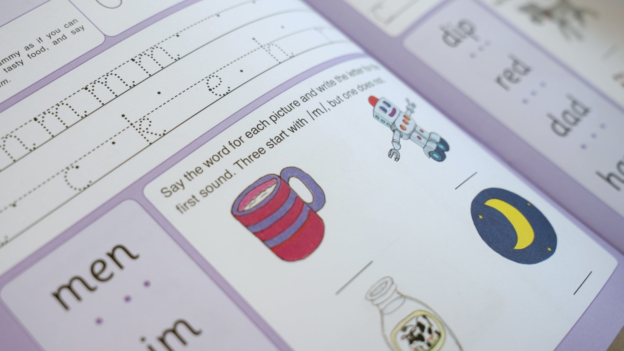 Jolly Phonics Pupil Book 1 (Print letters, Colour edition) – Jolly