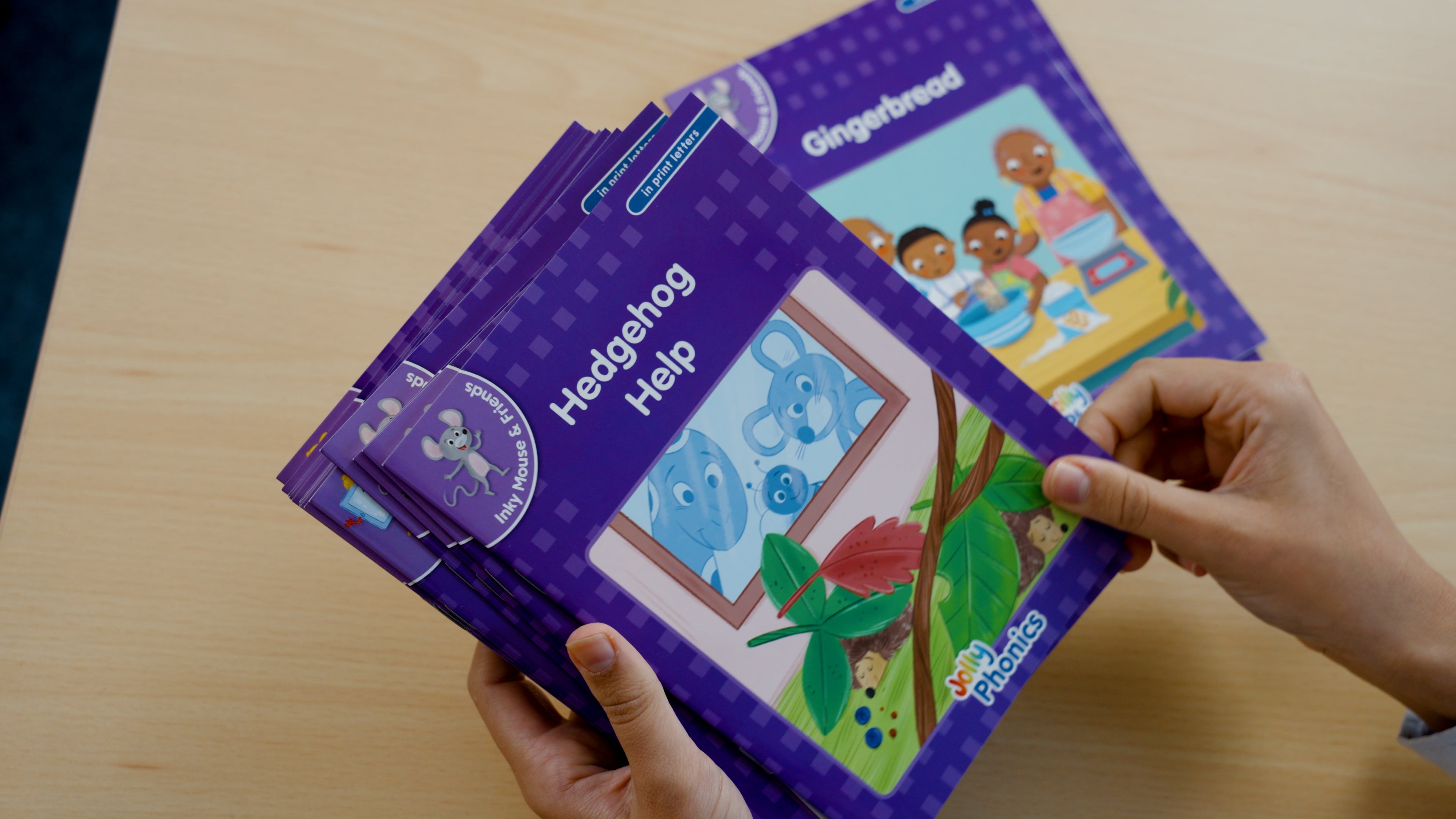 Jolly Phonics Purple Readers - Inky Mouse & Friends - Level 5 (Precurs ...